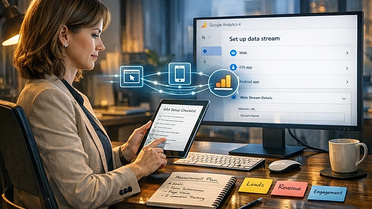 Google Analytics 4 Einrichten – /