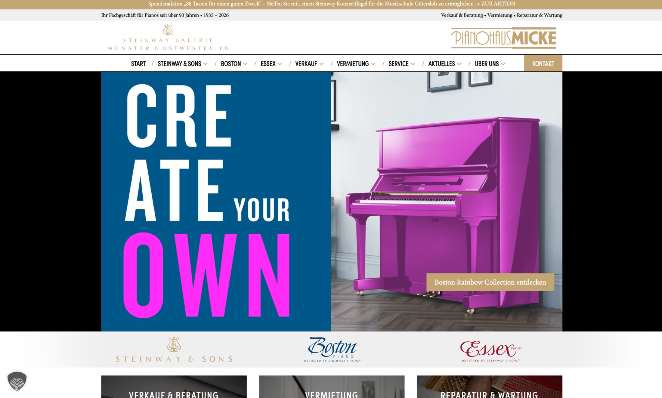 Pianohaus Micke – Steinway Galerie Ostwestfalen